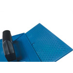 Desempenadeira Pvc Emave Azul Corrugada 22X34