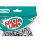 Esponja Limpeza Pesada Flashlimp 1409 - Kit C/10 Unidades