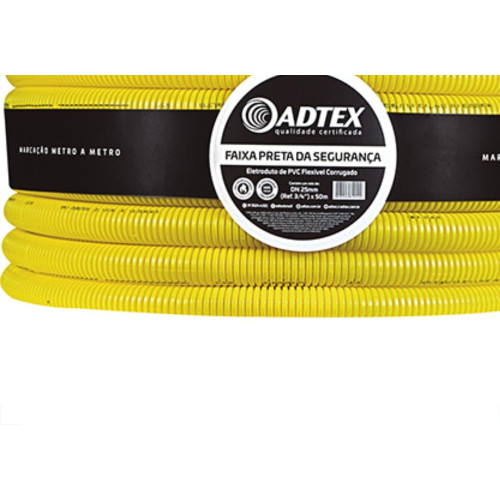 Conduite Corrugado Amarelo.Adtex Antichama E 1 R25