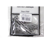 Prego Polido C/Cabeça  13X18 (2,00X41mm) 75Grs - Kit C/10 Pacotes