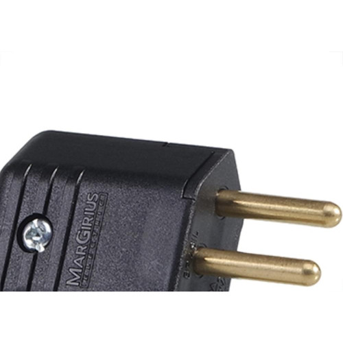 Pino Macho Margirus 2P+T 10A Pr - Kit C/10 Unidades