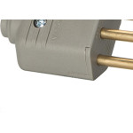 Pino Macho Margirus 2P+T 10A Cinza - Kit C/10 Unidades