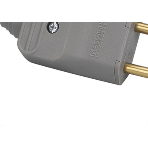 Pino Macho Margirus 2P 20A Cinza - Kit C/10 Unidades