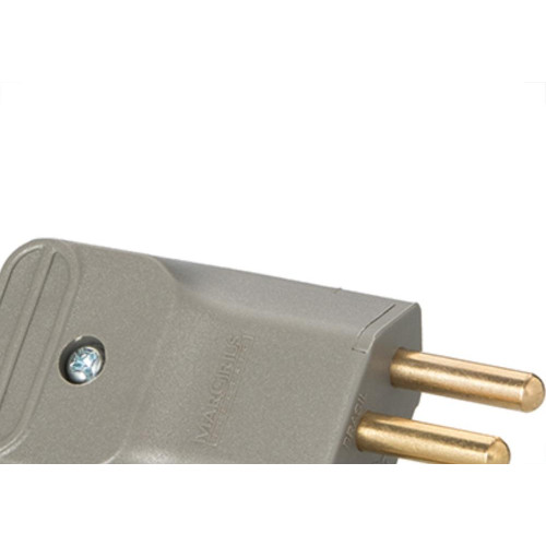 Pino Macho Margirus 2P+T 20A Cinza - Kit C/10 Unidades