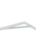 Cantoneira Mao Francesa R.C.A Forte Branco 30Cm - Kit C/12 Unidades