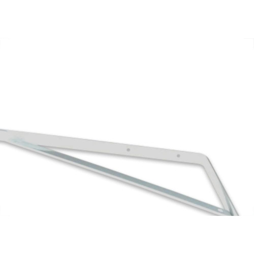 Cantoneira Mao Francesa R.C.A Forte Branco 40Cm - Kit C/12 Unidades
