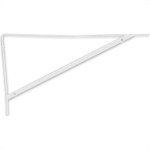 Cantoneira Mao Francesa R.C.A Forte Branco 50Cm - Kit C/12 Unidades