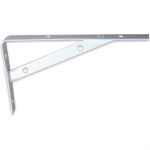 Cantoneira Mao Francesa R.C.A Leve Branco 20Cm - Kit C/12 Unidades