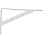 Cantoneira Mao Francesa R.C.A Leve Branco 25Cm - Kit C/12 Unidades