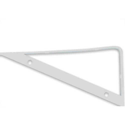 Cantoneira Mao Francesa R.C.A Leve Branco 25Cm - Kit C/12 Unidades