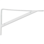 Cantoneira Mao Francesa R.C.A Leve Branco 30Cm - Kit C/12 Unidades