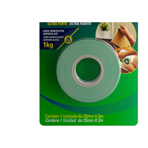 Fita Dupla-Face Tekbond F.Tud Int 25Mmx2