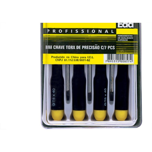Jogo Chave Torx.Precisao 07P Eda 8Ni