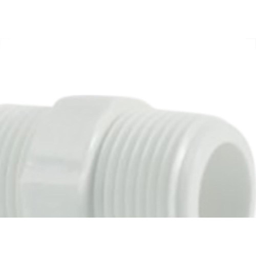 Niple Shiva Rr 1/2 X 1/2 Branco - Kit C/20 Unidades