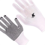 Luva Helanca Pigmentada Branco Kalipso - Kit C/12 Unidades