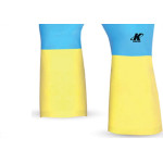 Luva Kalipso Neoprex Amarelo/Azul 08-M