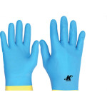 Luva Kalipso Neoprex Amarelo/Azul 08-M