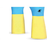 Luva Kalipso Neoprex Amarelo/Azul 09-G