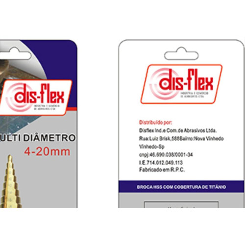 Broca Multi Diametro 4-20Mm Disflex