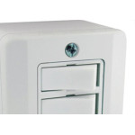 Sistema X Radial Branco 3Int Simp C/Caixa 1902004