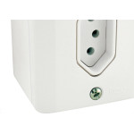 Sistema X Radial Branco 1Tomada 10A C/Caixa 1902113