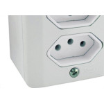 Sistema X Radial Branco 2Tom 10A C/Caixa 1902115