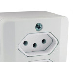 Sistema X Radial Branco 2Tom 10A C/Caixa 1902115