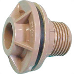 Adaptador  C/Flange Pvc Tigre 1/2 Marrom