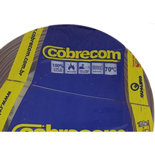 Fio Cabo Auto Cobrecom 100mts 1,5mm Marrom