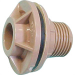 Adaptador  C/Flange Pvc Tigre 1 Marrom