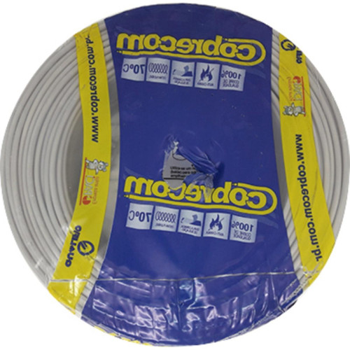 Fio Cabo Auto Cobrecom 100mts 4,0mm Cinza