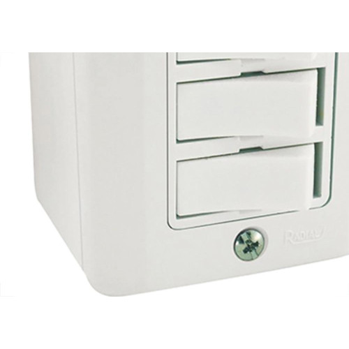 Sistema X Radial Branco 3Int Par C/Caixa 1902008