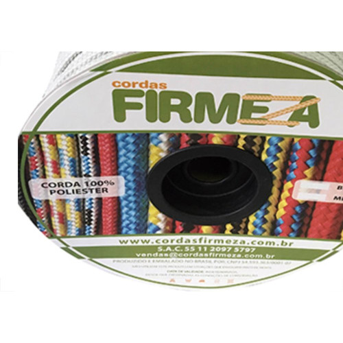 Corda Poliest.Firmeza Branco 12Mm-105Mt Carr
