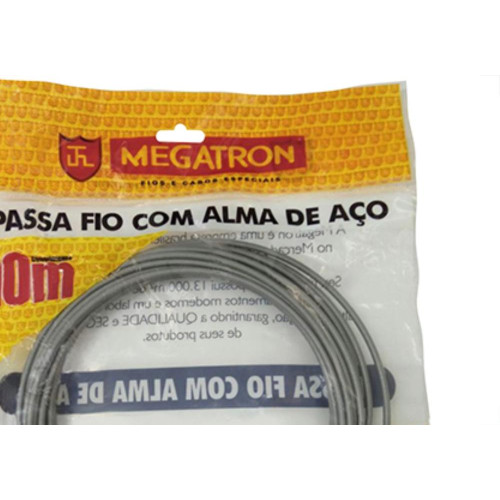 Passa Fio Megatron C/Alma De Aco 10Mt