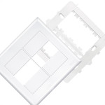 Espelho Placa Fame Evidence 2891 4X4 2 Modulo