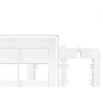 Espelho Placa Fame Evidence 2891 4X4 2 Modulo