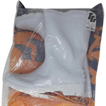 Bota Galocha Pega Forte Branco Cano Medio N.44