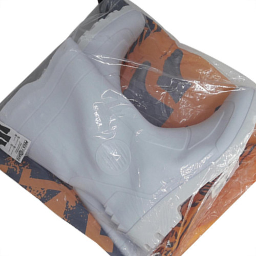 Bota Galocha Pega Forte Branco Cano Medio N.44