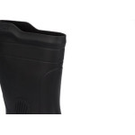 Bota Galocha Pega Forte Preto/Amarelo Cano Medio N.44