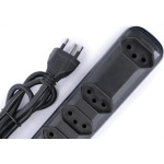 Filtro Linha Megatron 5 Tomada  Bivolt Preto