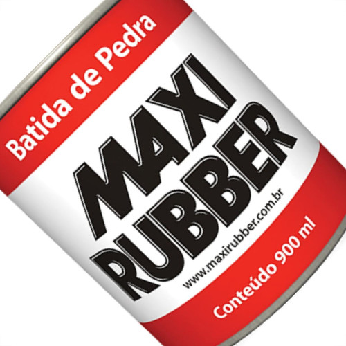 Batida De Pedra Maxi Rubber Preto 900Ml
