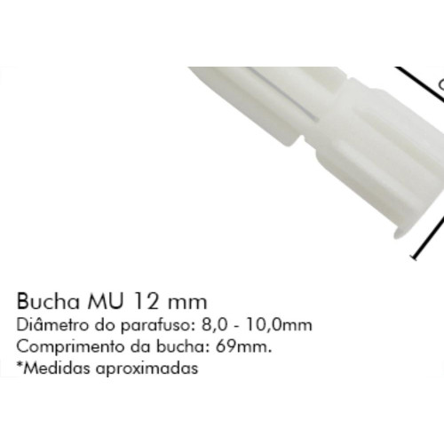 Bucha Fix.Sfor Mu 12 C/125 P/Tijolo Fur