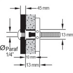 Bucha Drywall Sforbolt 1/4 C/100 C/Par