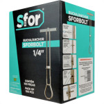Bucha Drywall Sforbolt 1/4 C/100 C/Par