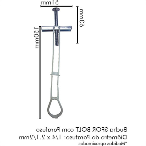 Bucha Drywall Sforbolt 1/4 C/100 C/Par