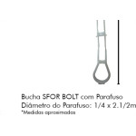 Bucha Drywall Sforbolt 1/4 C/100 C/Par