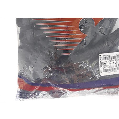 Adaptador Rosca Externa Plasbohn 1/2 Preto - Kit C/50 Unidades