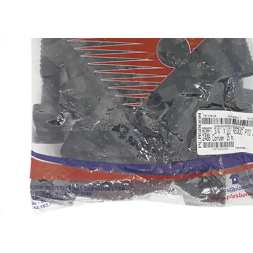 Adaptador Rosca Externa Plasbohn 3/4 Preto - Kit C/50 Unidades