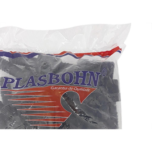 Adaptador Reducao Plasbohn 3/4X1/2 Preto - Kit C/25 Unidades
