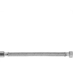 Engate Cromado Flex Blukit 40Cm Malha Inox